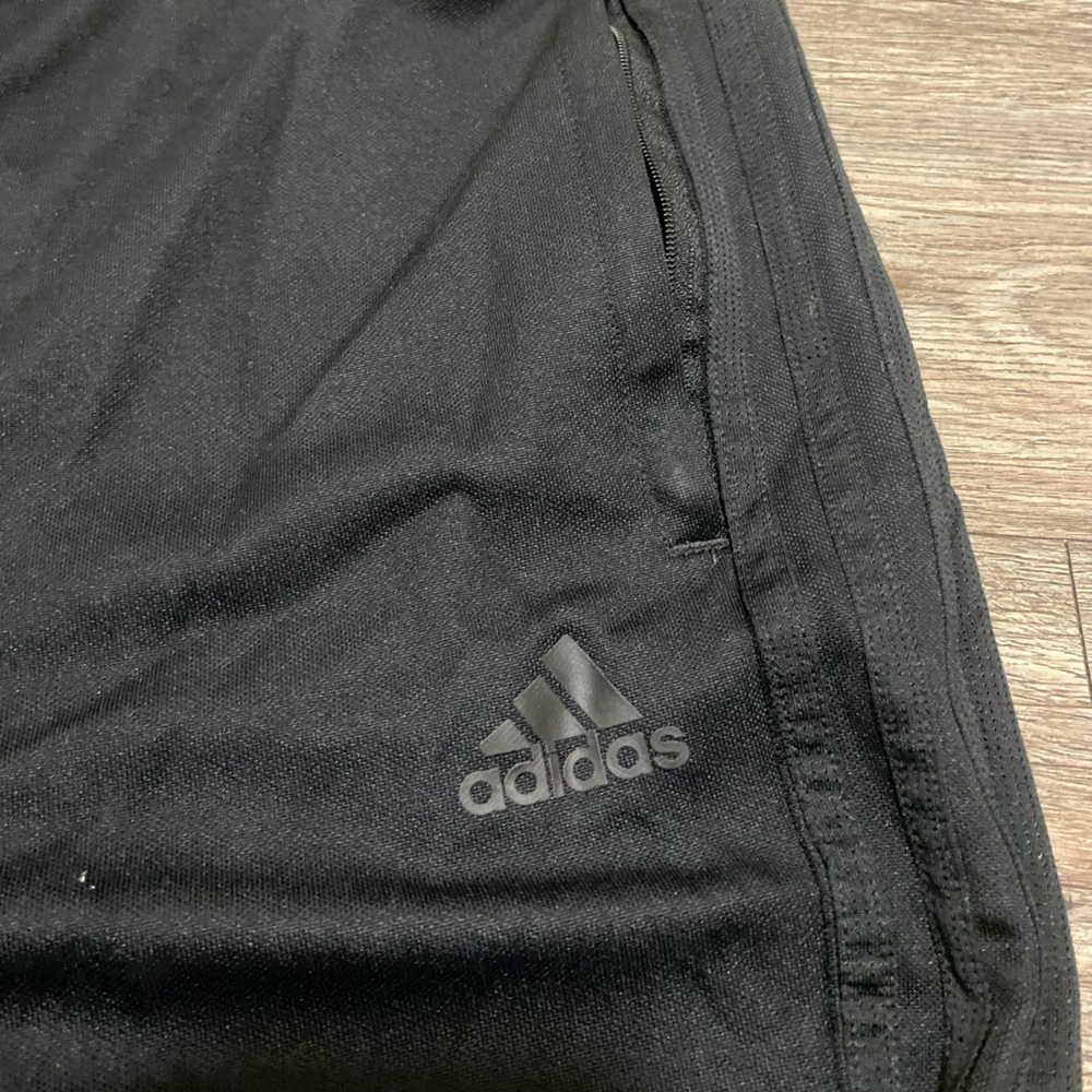 Black Adidas Zip Joggers
